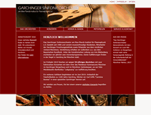 Tablet Screenshot of garchinger-sinfonieorchester.de